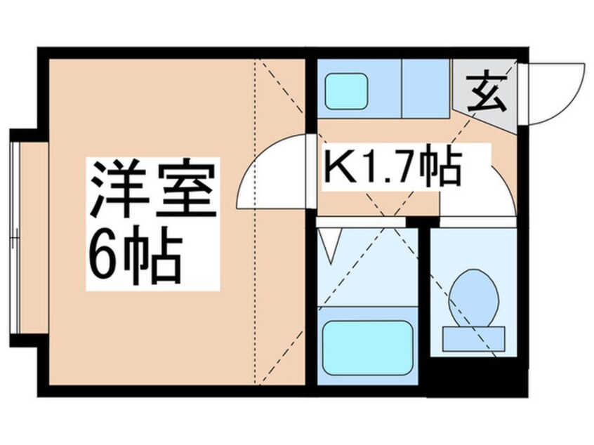 間取図 キャッスル８．１３