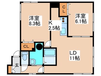 間取図 ＦｉｏｒｅⅡ