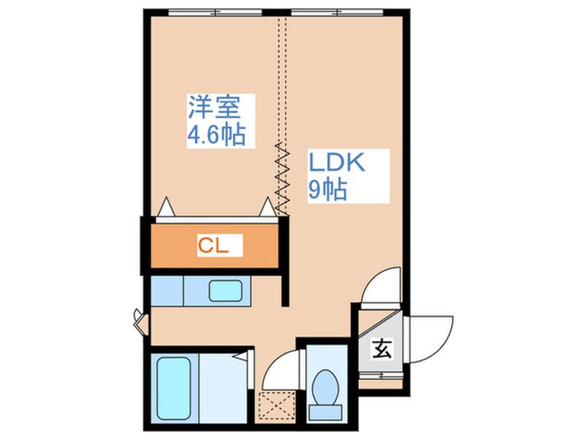 間取図 メゾンエクレ－レ澄川