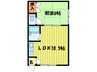 円山ハイムⅡ 1LDKの間取り