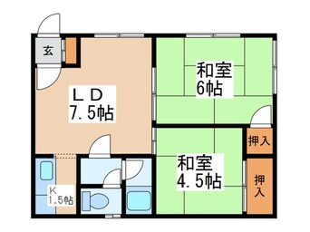 間取図 岩崎マンション