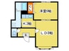 エクシード神宮前参番館 1LDKの間取り