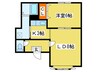 エクシード神宮前参番館 1LDKの間取り