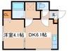 ＶＩＬＬＡ北２７条 1DKの間取り