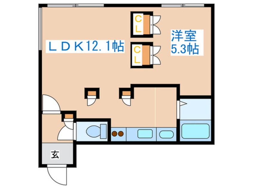 間取図 メゾンド－ル