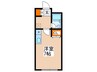 エクシード旭ヶ丘 1Rの間取り
