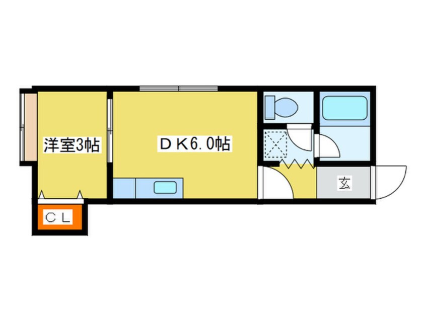 間取図 スプリーム豊平壱番館