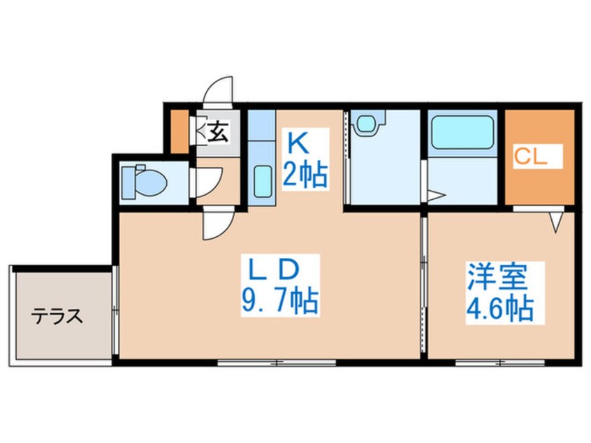 間取図 レジーナ南４条