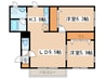 Ｍａｇｎｏｌｉａ 2LDKの間取り