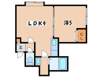 間取図 ＲＩＴＺ　ｏｎｅ