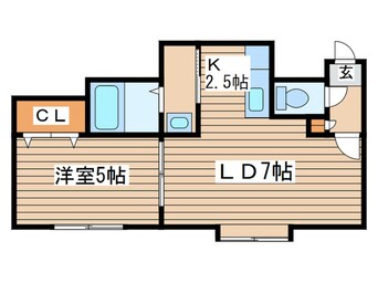 間取図 ＲＩＴＺ　ｏｎｅ