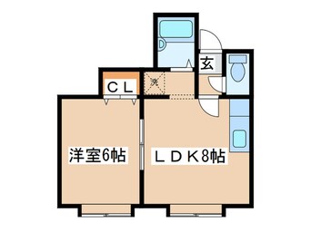 間取図 ラポール福住