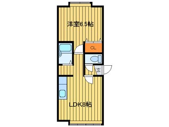 間取図 ラポール福住