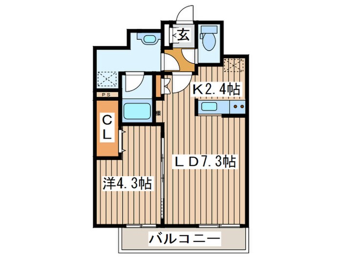 間取り図 Ｃｌａｒｋ　Ｎｏｒｄ