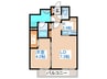 Ｃｌａｒｋ　Ｎｏｒｄ 1LDKの間取り