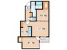 Ｐｒｅｓｃｅｌｔｏ西線１１条 2LDKの間取り