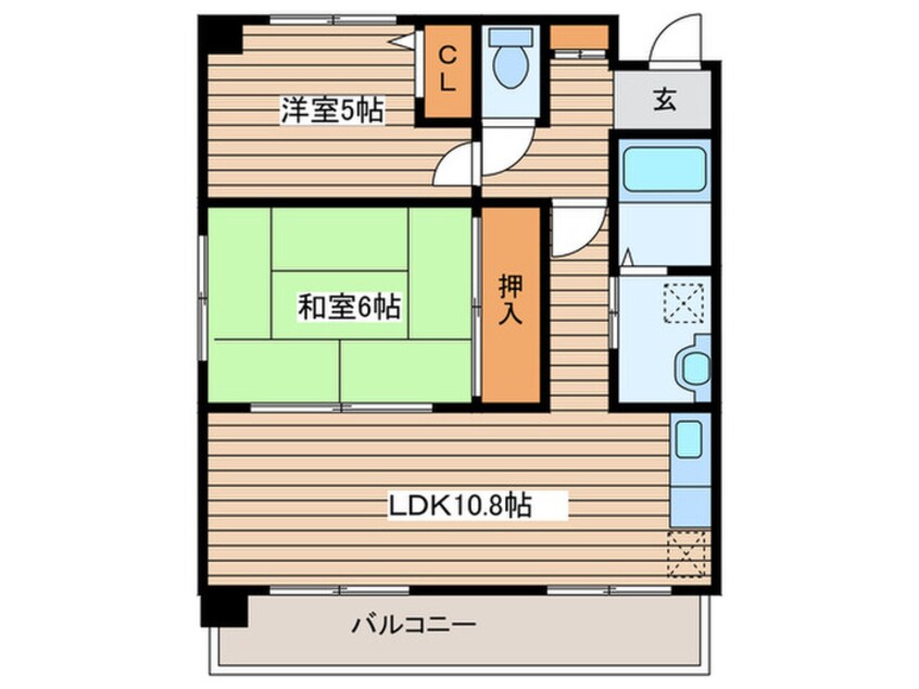 間取図 グランバリュ－山鼻