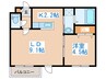 ル・ファール南６条ウエスト 1LDKの間取り
