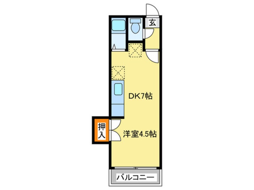 間取図 アラン札幌イースト