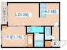 Ｖｅｌ　Ｃｒｅｓｔ　中の島 1LDKの間取り