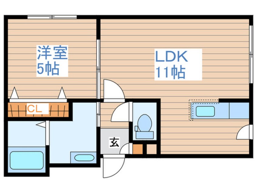 間取図 アクアベール豊平