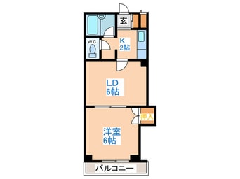 間取図 アルカディア山鼻