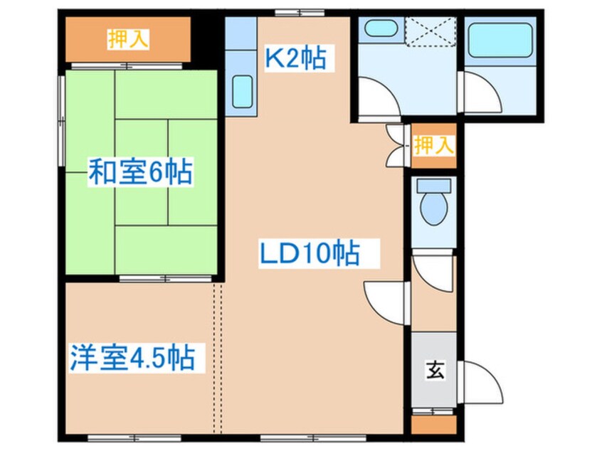 間取図 エクセレンス西町