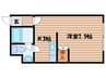サザン麻生 1Kの間取り