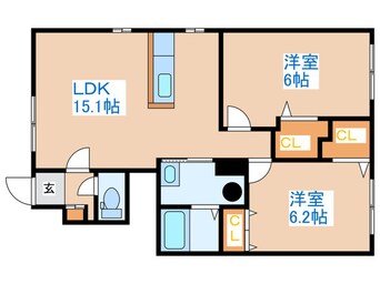 間取図 メゾフォルテ