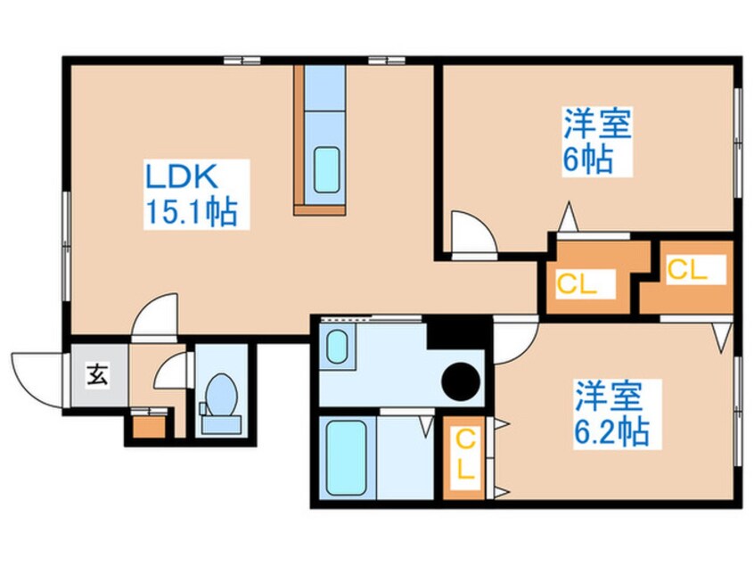 間取図 メゾフォルテ