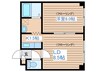 シャト－純連 1LDKの間取り