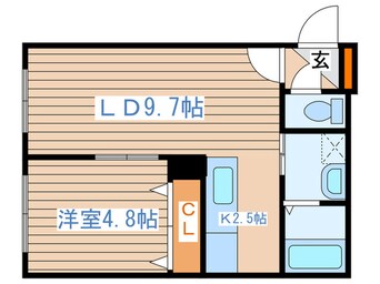 間取図 KING HOUSE KANJYODORI HIGASHI