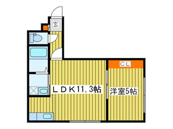 間取図 KING HOUSE KANJYODORI HIGASHI