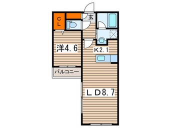 間取図 ｾﾝﾄﾌｨｰﾙﾄﾞNorth4
