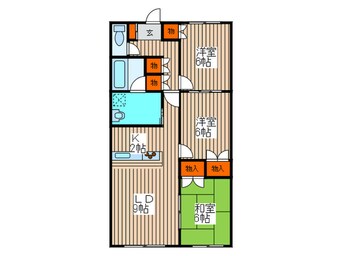 間取図 プリオール福井