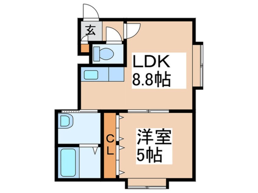 間取図 ラ・ジュネス