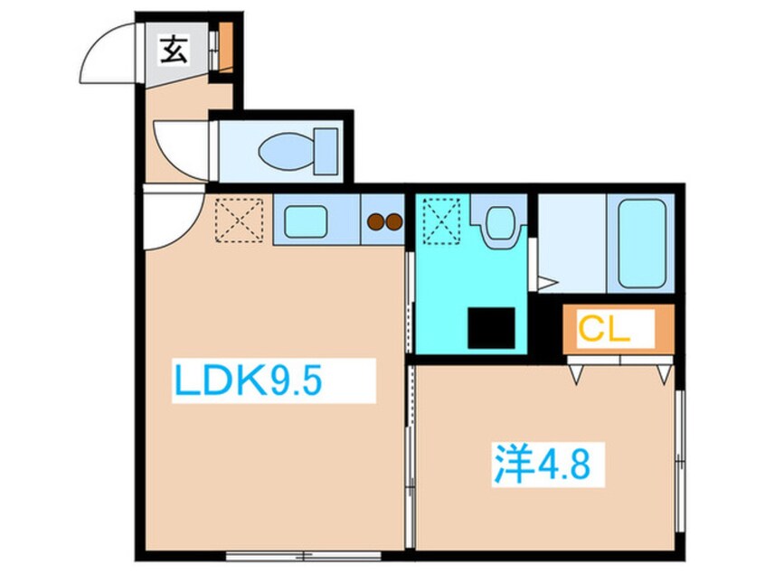 間取図 アビタ　マニーズ　セカンド