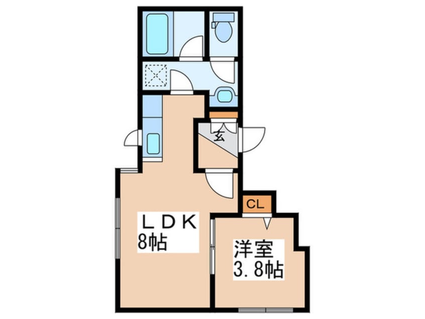 間取図 ラフィ－ネ大通円山