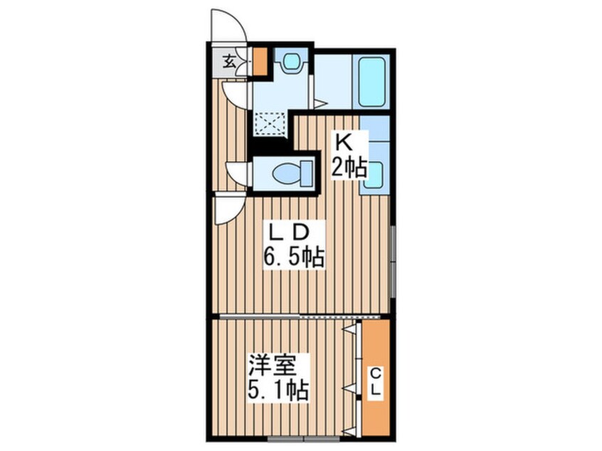間取図 ル・ファール美園