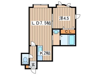 間取図 LEE　SPACE北４０条