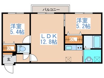 間取図 ＣＯＣＯＲＯ＋