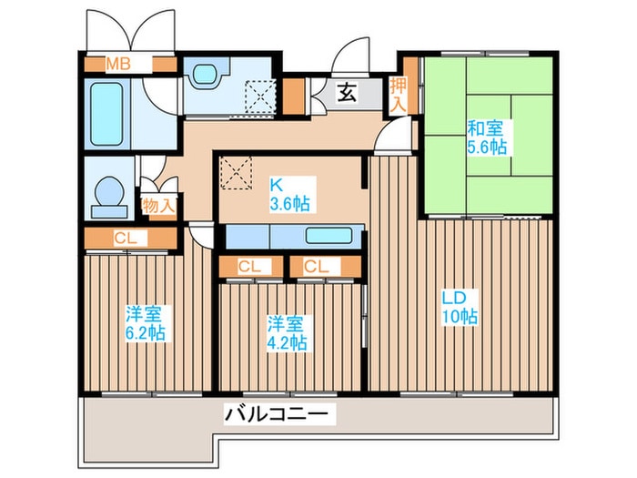 間取り図 サンライズアヴェニュー