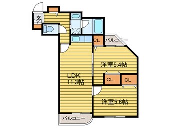 間取図 ドリ－ムアベニュ－広和NO１６