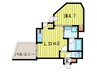 クラッセ円山ＷＥＳＴ 1LDKの間取り