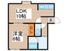 ロイヤルハイツ桑園 1LDKの間取り