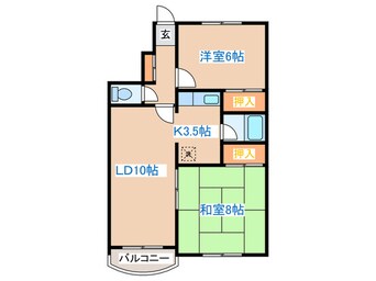 間取図 ＵＣドミール５２