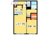 カレラ１４７ 1LDKの間取り