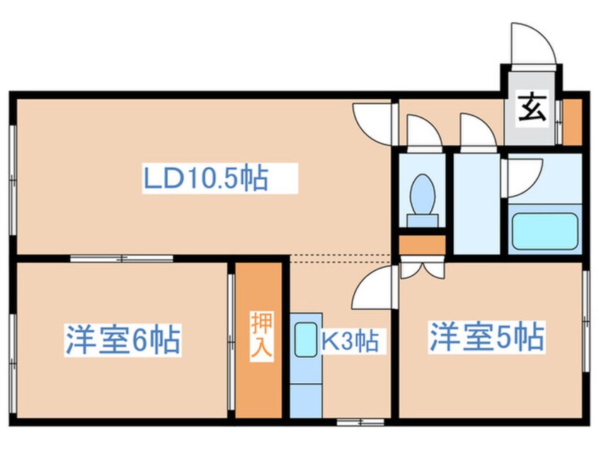 間取図 コ－ポすずかけ