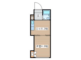 間取図 ロイヤルステ－ジＮ１６