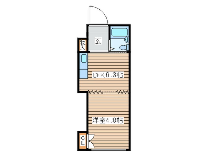 間取図 ロイヤルステ－ジＮ１６